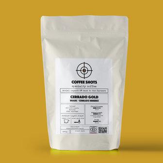 Coffee Shots Cerrado Gold - Brasil. Medium-light roast