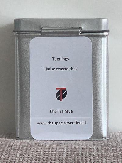 Cha Tra Mue zwarte thee in blik