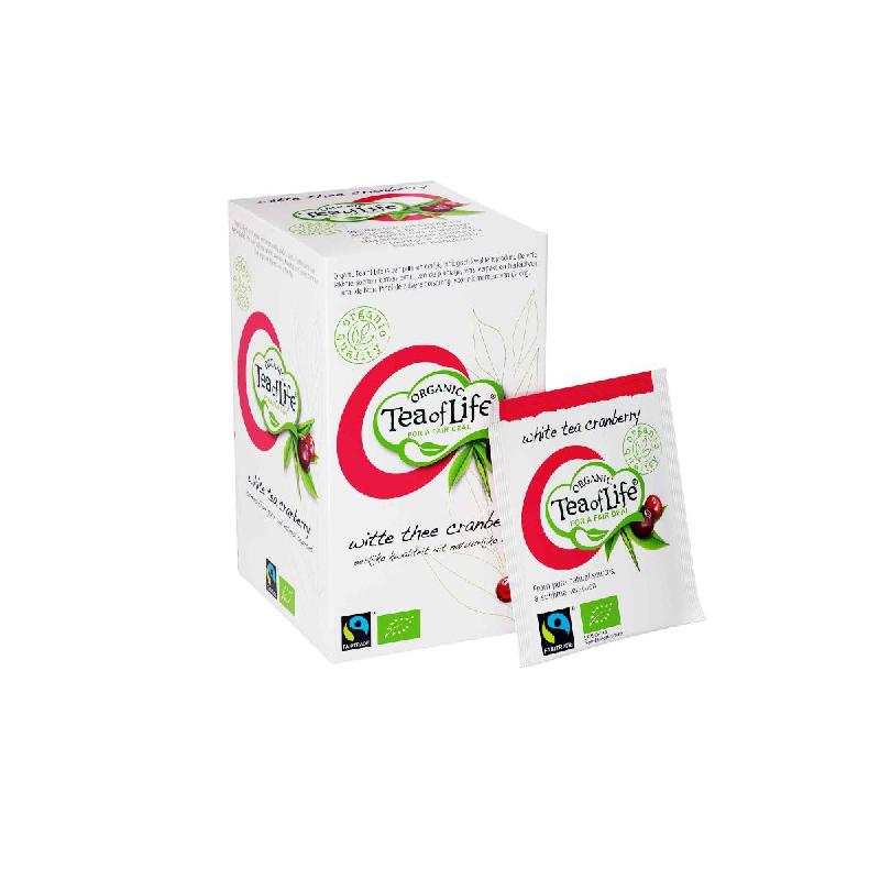 Tea of Life - White Tea Cranberry - Bio/Fairtrade