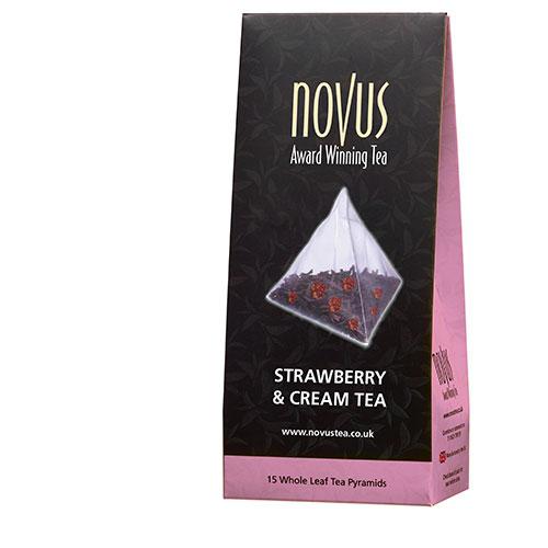 Novus Tea Strawberry & Cream 15 stuks