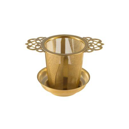 Theefilter – Theezeef ‘Ornament’ goud